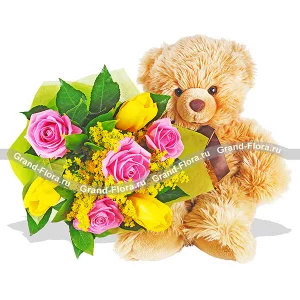 Трепетная нежность с медведем Трепетная нежность с медведем